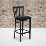 Flash Furniture , XU-DG6R8BSCH-BAR-BLKV-GG, Restaurant Barstools