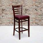 Flash Furniture , XU-DGW0005BARLAD-MAH-BURV-GG, Restaurant Barstools