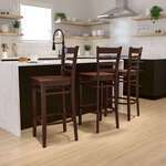 Flash Furniture , XU-DGW0005BARLAD-MAH-GG, Restaurant Barstools