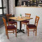 Flash Furniture , XU-DGW0005LAD-CHY-BURV-GG, Restaurant Chairs
