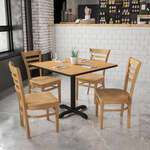 Flash Furniture , XU-DGW0005LAD-NAT-GG, Restaurant Chairs