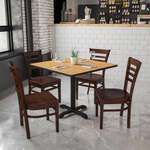 Flash Furniture , XU-DGW0005LAD-WAL-GG, Restaurant Chairs