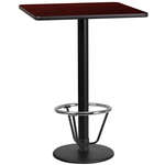 Flash Furniture , XU-MAHTB-2424-TR18B-3CFR-GG, Restaurant Tables