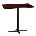 Flash Furniture , XU-MAHTB-3042-T2230B-GG, Restaurant Tables