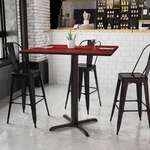 Flash Furniture , XU-MAHTB-4242-T3333B-GG, Restaurant Tables