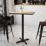 Flash Furniture , XU-NATTB-2430-T2222B-GG, Restaurant Tables