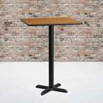 Flash Furniture , XU-NATTB-3030-T2222B-GG, Restaurant Tables