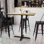 Flash Furniture , XU-NATTB-3042-T2230B-GG, Restaurant Tables
