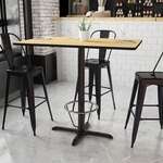 Flash Furniture , XU-NATTB-3048-T2230B-3CFR-GG, Restaurant Tables