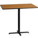 Flash Furniture , XU-NATTB-3048-T2230B-GG, Restaurant Tables