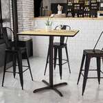 Flash Furniture , XU-NATTB-3636-T3030B-GG, Restaurant Tables