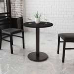 Flash Furniture , XU-RD-24-BLKTB-TR18-GG, Restaurant Tables