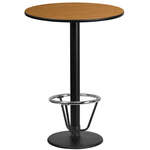 Flash Furniture , XU-RD-24-NATTB-TR18B-3CFR-GG, Restaurant Tables