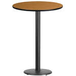 Flash Furniture , XU-RD-30-NATTB-TR18B-GG, Restaurant Tables