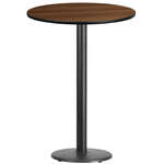 Flash Furniture , XU-RD-30-WALTB-TR18B-GG, Restaurant Tables