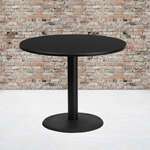 Flash Furniture , XU-RD-36-BLKTB-TR24-GG, Restaurant Tables
