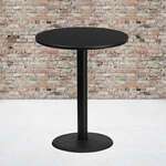 Flash Furniture , XU-RD-36-BLKTB-TR24B-GG, Restaurant Tables
