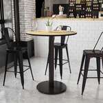 Flash Furniture , XU-RD-36-NATTB-TR24B-GG, Restaurant Tables