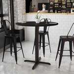Flash Furniture , XU-RD-42-BLKTB-T3333B-GG, Restaurant Tables