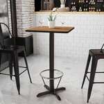 Flash Furniture , XU-WALTB-2424-T2222B-3CFR-GG, Restaurant Tables