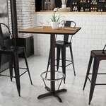 Flash Furniture , XU-WALTB-3030-T2222B-3CFR-GG, Restaurant Tables