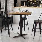 Flash Furniture , XU-WALTB-3636-T3030B-GG, Restaurant Tables