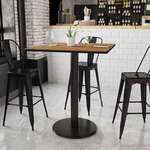 Flash Furniture , XU-WALTB-3636-TR24B-GG, Restaurant Tables
