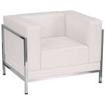 Flash Furniture , ZB-IMAG-CHAIR-WH-GG, Reception Furniture - Chairs