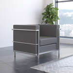 Flash Furniture , ZB-REGAL-810-1-CHAIR-GY-GG, Reception Furniture - Chairs