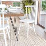 Flash Furniture , ZH-8101WR-WH-2-GG, Restaurant Chairs