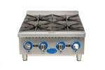 Globe , GHP24G, Hotplate, Countertop, Gas