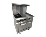 IKON COOKING , IR-2B-24MG-36, Range 36" - 2 burners - 24" manual griddle