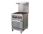 IKON COOKING , IR-4-24, Gas range - 4 burners with oven