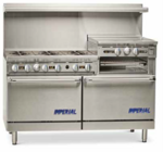 Imperial Range , IR-6-RG24-C, Range, 60" Restaurant, Gas