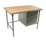 John Boos , BTNS04, Work Table, Wood Top