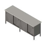 John Boos , EBSS6-24132, Work Table, Cabinet Base Sliding Doors