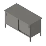 John Boos , EBSS6-3060, Work Table, Cabinet Base Sliding Doors