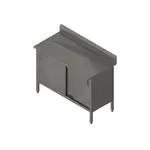 John Boos , EBSS6R5-2436, Work Table, Cabinet Base Sliding Doors