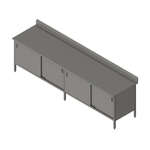 John Boos , EBSS6R5-30108, Work Table, Cabinet Base Sliding Doors