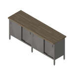 John Boos , EBSW7-24108, Work Table, Wood Top