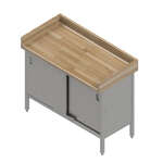 John Boos , EBSW7R43-2460, Work Table, Wood Top