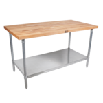 John Boos , JNS08, Work Table, Wood Top