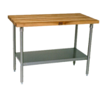 John Boos , SNS10, Work Table, Wood Top