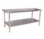 Klingers Trading , AST1848, Work Table,  40" - 48", Stainless Steel Top