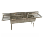 Klingers Trading , ECS42D, Sink, (4) Four Compartment