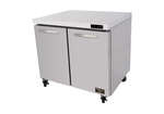 Kool-It , KUCF-36-2, Freezer, Undercounter, Reach-In