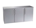 Krowne Metal , BD72-SSS-LLR, Refrigeration- Back Bar Storage Cabinet