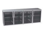 Krowne Metal , BR96L-KNS-LRLR, Refrigeration- Remote Back Bar Cooler