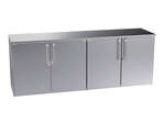 Krowne Metal , BR96L-SSS-LLRR, Refrigeration- Remote Back Bar Cooler