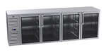 Krowne Metal , BS108L-KSS-LLRL, Refrigeration- Self-Contained Back Bar Cooler